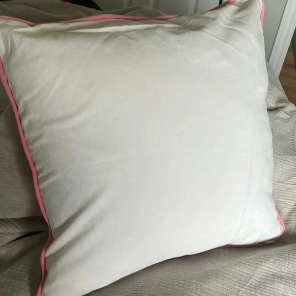 Pottery Barn Teen Cushion Pillow Choose  Happy - Picture 2 of 4